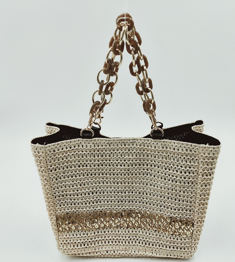 paper straw handbag